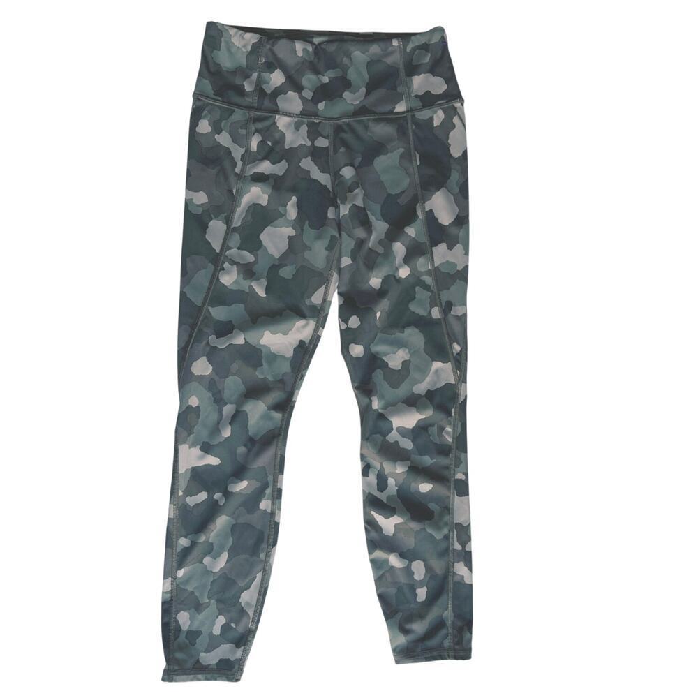 Athleta Lightning Camo 7/8 Tight in Super Sonic Size Small Leggings Activewear - Picture 5 of 13